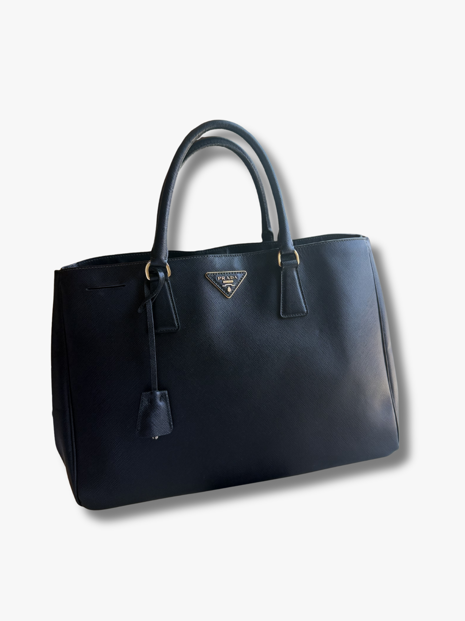 Prada Saffiano Lux Galleria Tote Nero